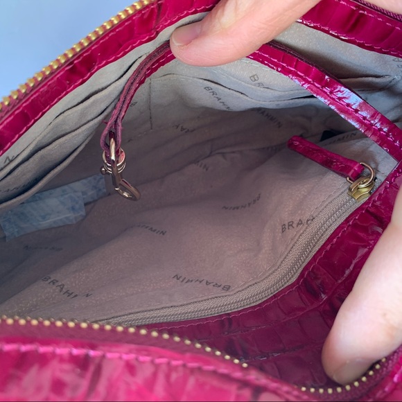 COPY - Brahmin Belt bag Fuschia La Scala Pink Croc - Picture 14 of 15